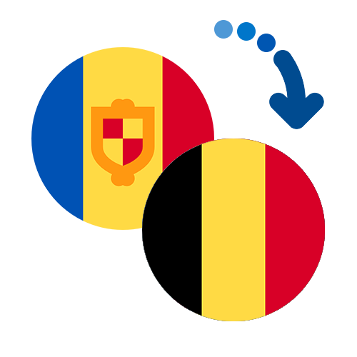 How to send money from Andorra to Belgium