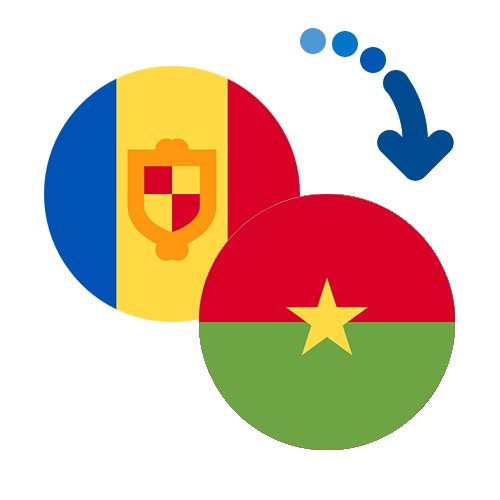 Wie kann man online Geld von Andorra nach Burkina Faso senden?