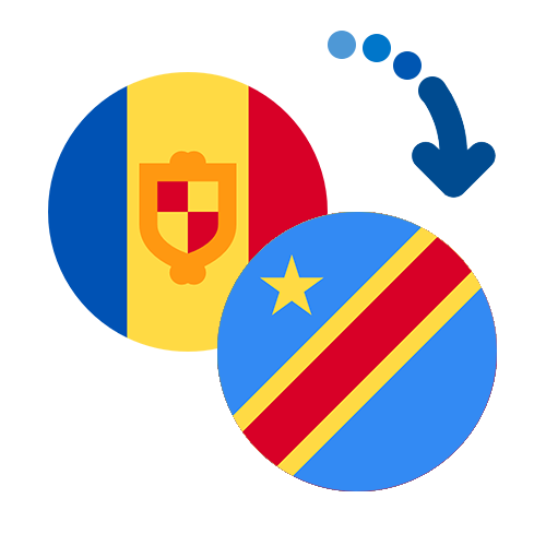 Wie kann man online Geld von Andorra nach Kongo senden?