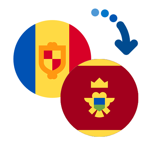 Wie kann man online Geld von Andorra nach Montenegro senden?
