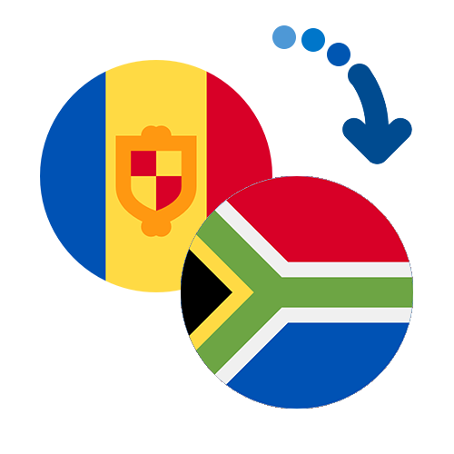 How to send money from Andorra to South Africa