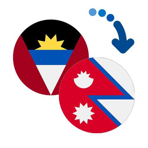 ¿Cómo mandar dinero de Antigua y Barbuda a Nepal?