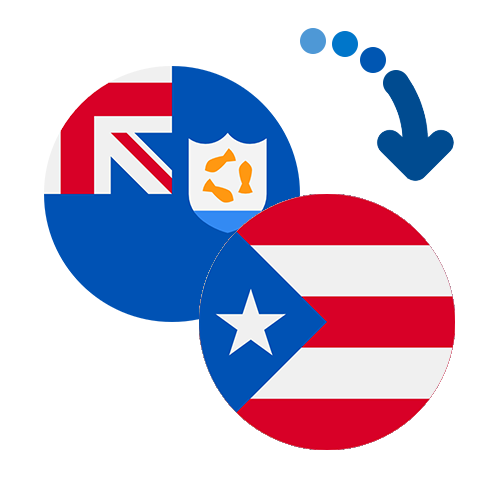 Wie kann man online Geld von Anguilla nach Puerto Rico senden?