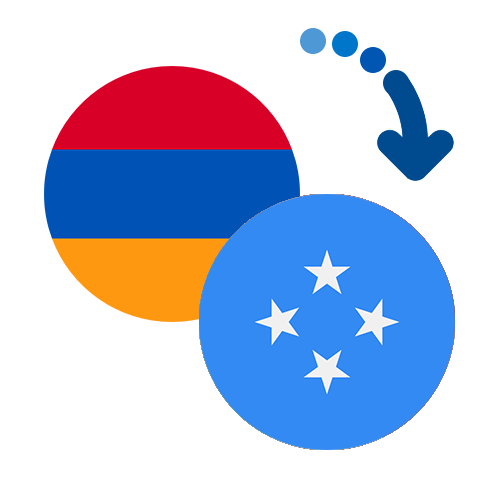 ¿Cómo mandar dinero de Armenia a Micronesia?
