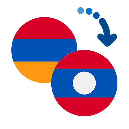 Wie kann man online Geld von Armenien nach Laos senden?