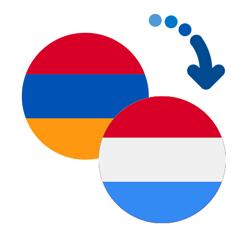 Wie kann man online Geld von Armenien nach Luxemburg senden?