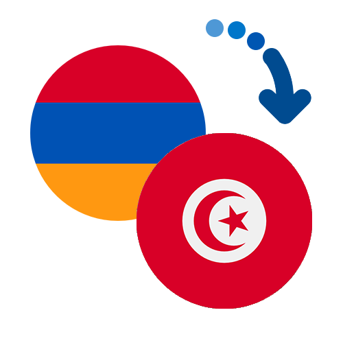 Wie kann man online Geld von Armenien nach Tunesien senden?