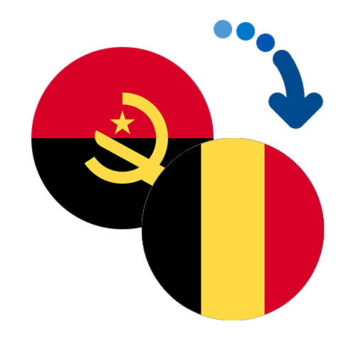 Wie kann man online Geld von Angola nach Belgien senden?