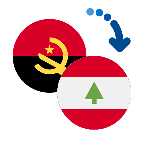 Wie kann man online Geld von Angola nach Libanon senden?