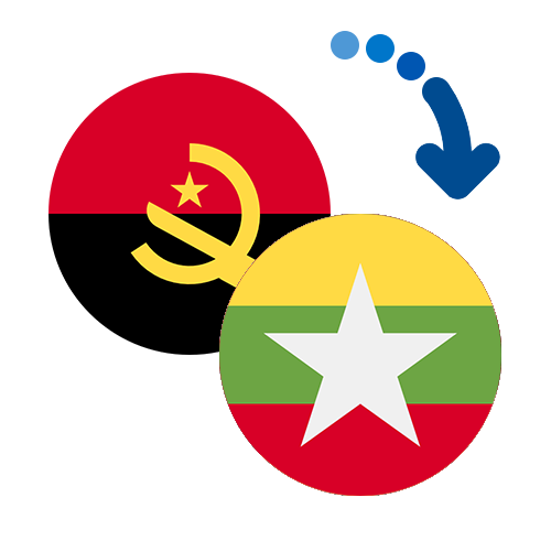 ¿Cómo mandar dinero de Angola a Myanmar?