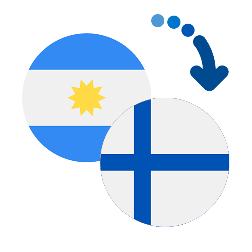Wie kann man online Geld von Argentinien nach Finnland senden?