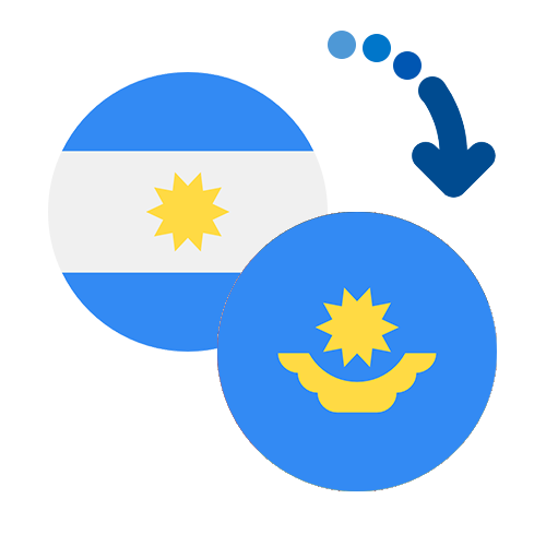 Wie kann man online Geld von Argentinien nach Kasachstan senden?