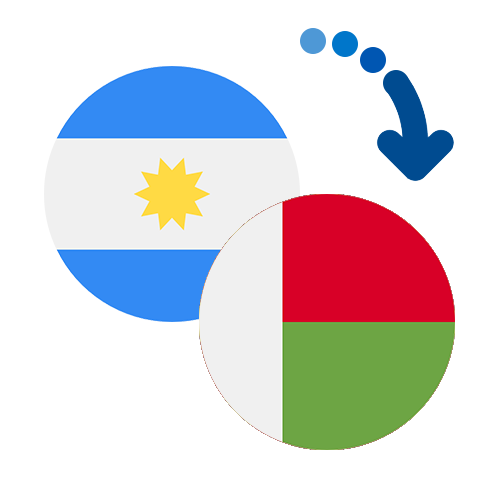 Wie kann man online Geld von Argentinien nach Madagaskar senden?