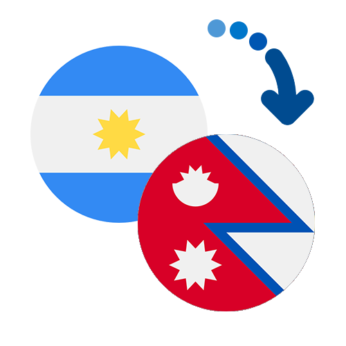 Wie kann man online Geld von Argentinien nach Nepal senden?