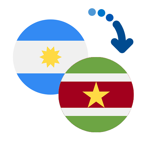 How to send money from Argentina to Suriname