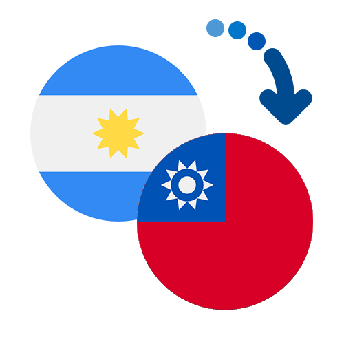 Wie kann man online Geld von Argentinien nach Taiwan senden?