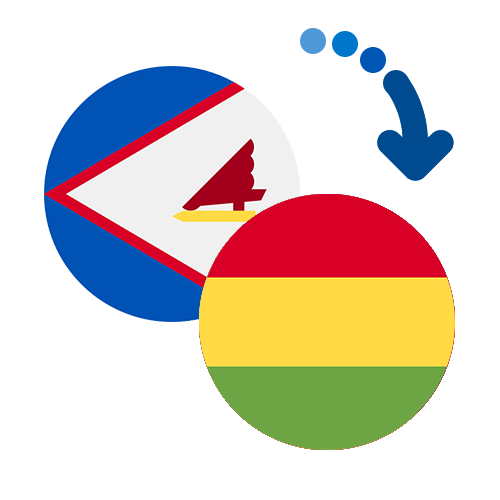 Jak wysłać pieniądze z Samoa Amerykańskiego do Boliwii online?