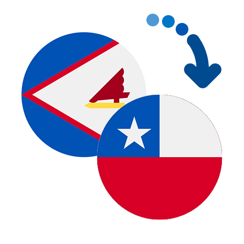 ¿Cómo mandar dinero de Samoa Americana a Chile?