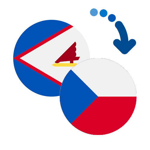Wie kann man online Geld von Amerikanisch-Samoa in die Tschechische Republik senden?