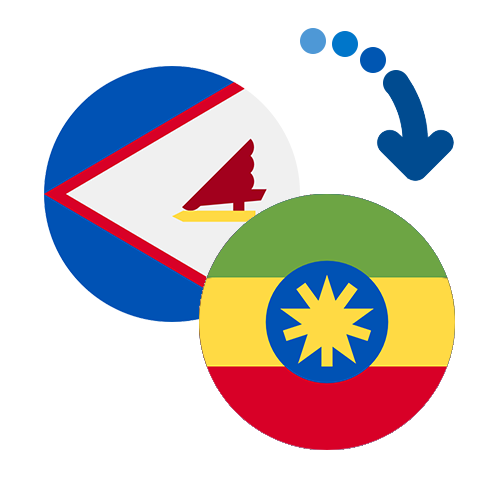 ¿Cómo mandar dinero de Samoa Americana a Etiopía?