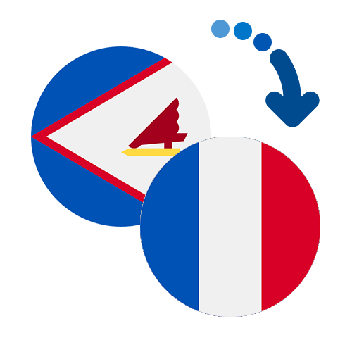 Jak wysłać pieniądze z Samoa Amerykańskiego do Francji online?
