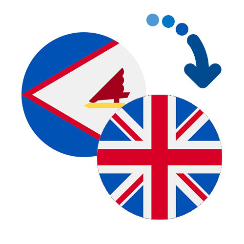 ¿Cómo mandar dinero de Samoa Americana al Reino Unido?