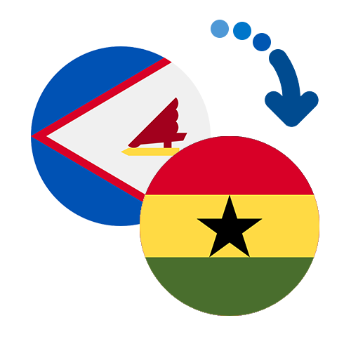 How to send money from American Samoa to Ghana