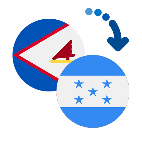 ¿Cómo mandar dinero de Samoa Americana a Honduras?