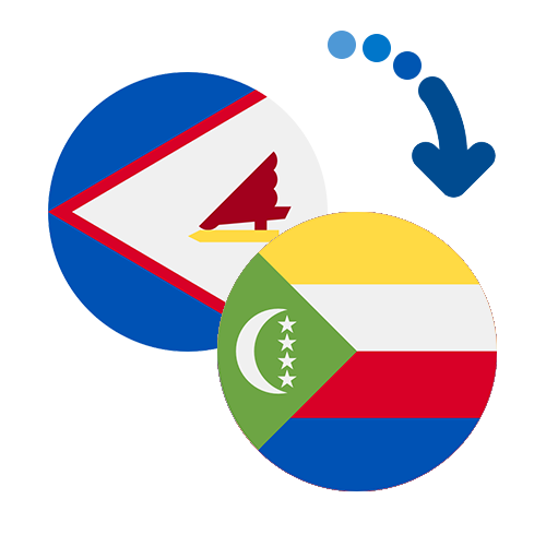 ¿Cómo mandar dinero de Samoa Americana a las Comoras?