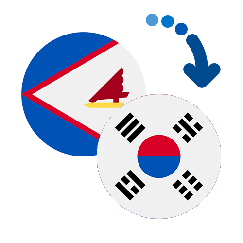 How to send money from American Samoa to South Korea