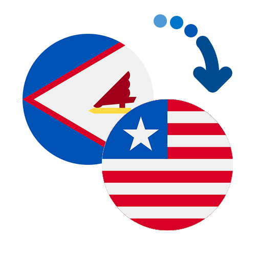 How to send money from American Samoa to Liberia