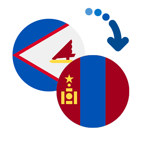 How to send money from American Samoa to Mongolia