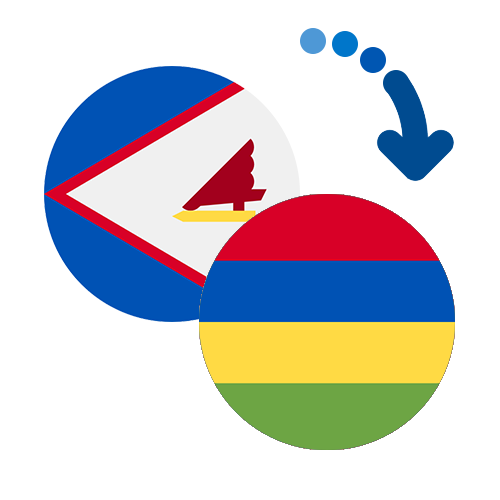 Jak wysłać pieniądze z Samoa Amerykańskiego na Mauritius online?