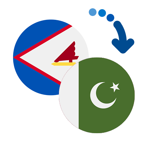 Wie kann man online Geld von Amerikanisch-Samoa nach Pakistan senden?