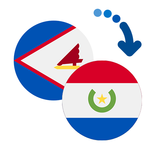 Wie kann man online Geld von Amerikanisch-Samoa nach Paraguay senden?