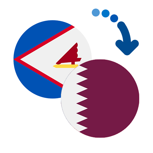 How to send money from American Samoa to Qatar