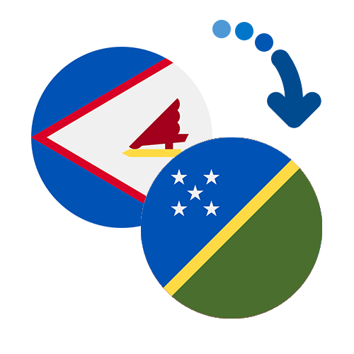 Wie kann man online Geld von Amerikanisch-Samoa auf die Salomon-Inseln senden?