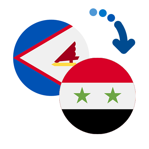 ¿Cómo mandar dinero de Samoa Americana a Siria?