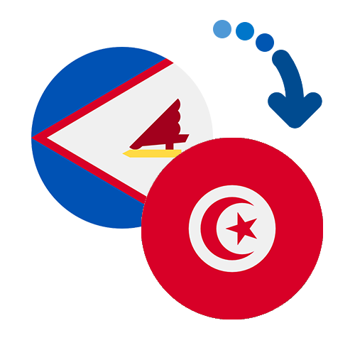 How to send money from American Samoa to Tunisia