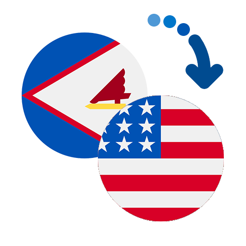¿Cómo mandar dinero de Samoa Americana a Estados Unidos?