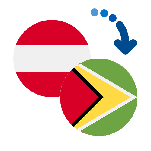Wie kann man online Geld von Österreich nach Guyana senden?