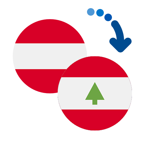 How to send money from Austria to Lebanon