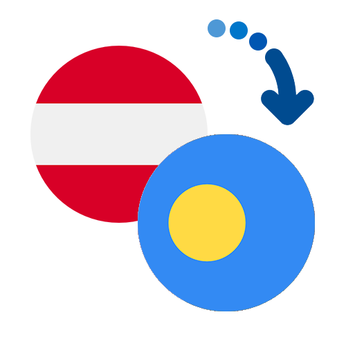 How to send money from Austria to Palau