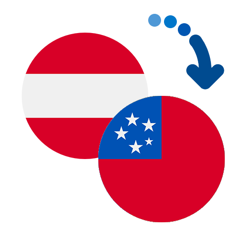 Wie kann man online Geld von Österreich nach Samoa senden?