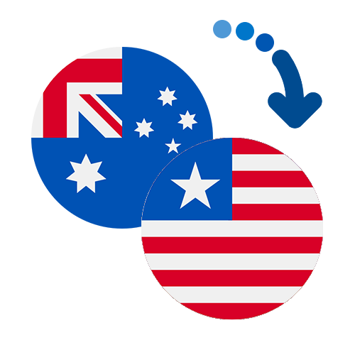 How to send money from Australia to Liberia