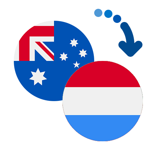 Wie kann man online Geld von Australien nach Luxemburg senden?