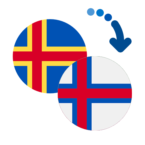 Wie kann man online Geld von den Aland-Inseln auf die Färöer Inseln senden?