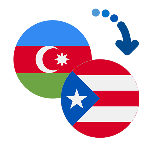 How to send money from Azerbaijan to Puerto Rico