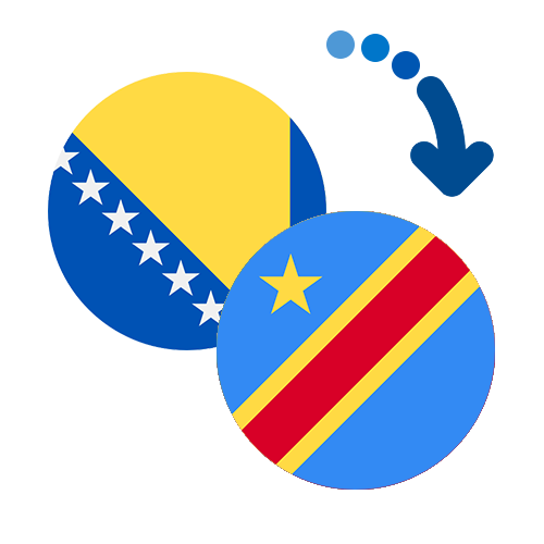 Jak wysłać pieniądze z Bośni i Hercegowiny do Demokratycznej Republiki Konga online?