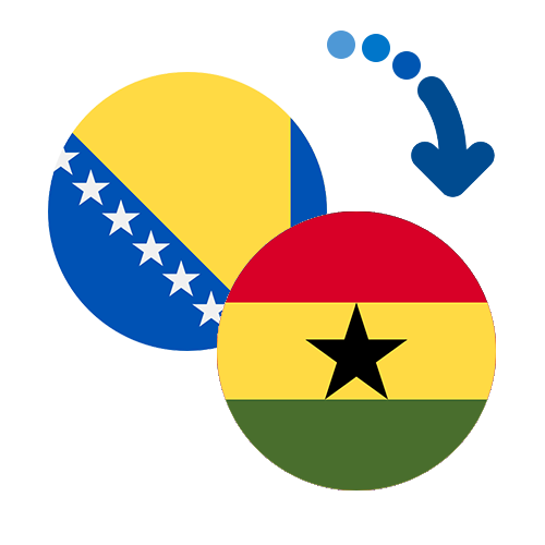 ¿Cómo mandar dinero de Bosnia y Herzegovina a Ghana?